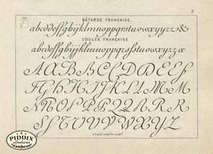 Pdxc11381 -- Alphabet Text Black & White Engraving