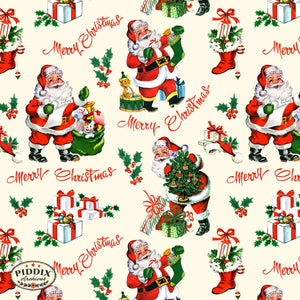 Pdxc19890 Santa Pattern 1 -- Christmas Patterns Color Illustration