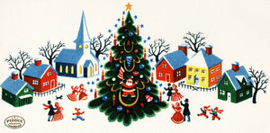 PDXC21609a -- Christmas Village Tree