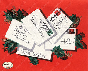PDXC21611b -- Christmas Holly Mail