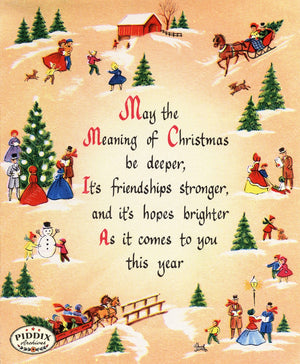 PDXC21625a -- Christmas Scene Message