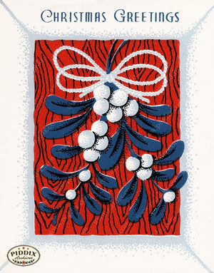 PDXC23519a -- Christmas Greetings Mistletoe