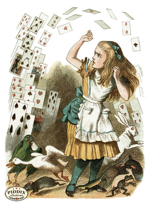 Alice In Wonderland Pdxc1189 Color Illustration