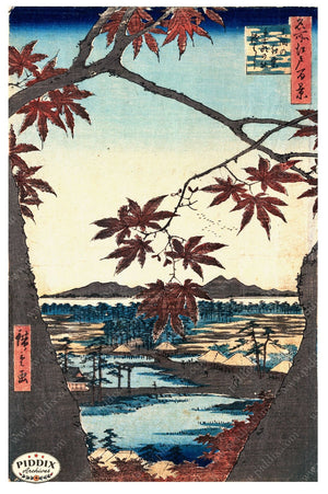 Japanese Woodblocks 1850S Pdxc5817 Color Illustration