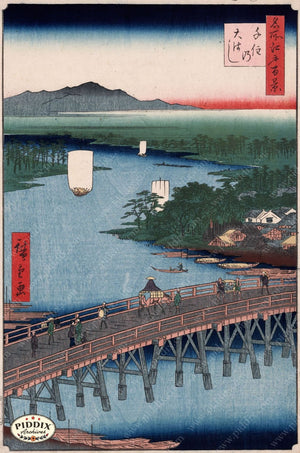 Japanese Woodblocks 1850S Pdxc5825 Color Illustration