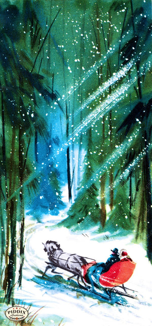 Pdxc10081A -- Snowy Scenes Color Illustration