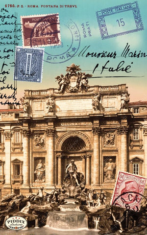 Pdxc14818 -- Travel Postcards Original Collage