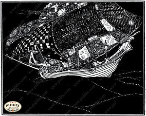 Pdxc15534-- Black & White Fairy Tales Black & White Engraving