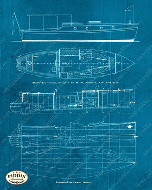Pdxc16532B -- Blueprints Original Collage