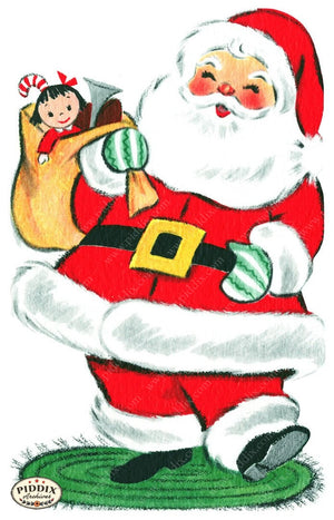 Pdxc17044 -- Santa Claus Color Illustration