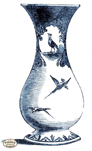 Pdxc18896B -- Chinoiserie Vases Color Illustration