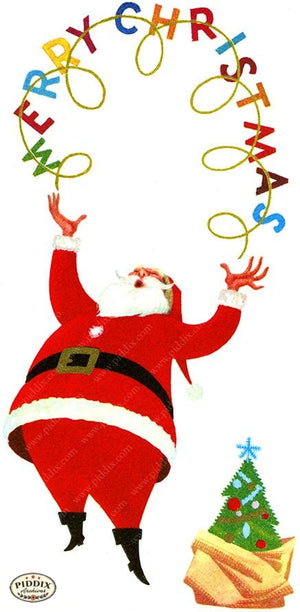 PDXC19161a -- Santa Claus Color Illustration
