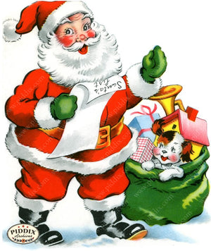 PDXC19890a -- Santa Claus Color Illustration