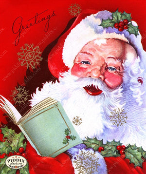 PDXC19923a -- Santa Claus Color Illustration