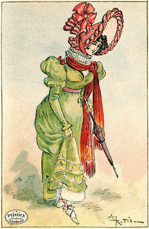 Pdxc2171 -- French Fashion Color Illustration