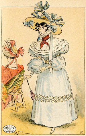 Pdxc2172 -- French Fashion Color Illustration