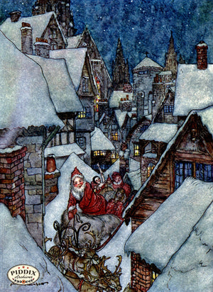 Pdxc4204 -- The Night Before Christmas Color Illustration