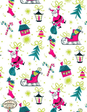Pdxc4513 A & B -- Christmas Patterns Color Illustration