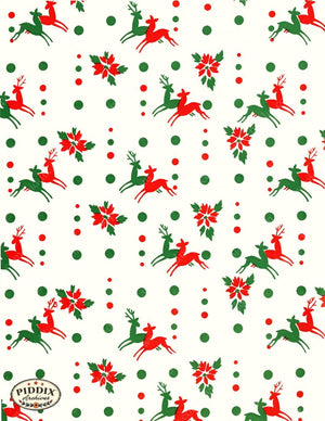 Pdxc4792 A & B -- Christmas Patterns Color Illustration