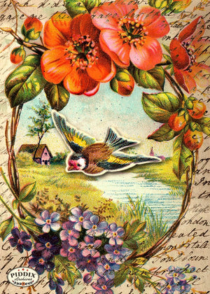 PDXC5123 -- Flora & Fauna Original Collage