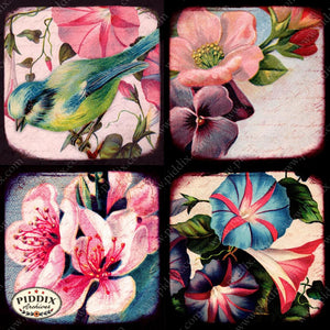 Pdxc5153A -- Flora & Fauna Original Collage