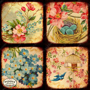 Pdxc5155A -- Flora & Fauna Original Collage