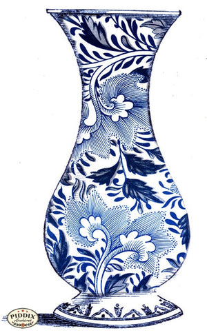 Pdxc6348C -- Chinoiserie Vases Color Illustration