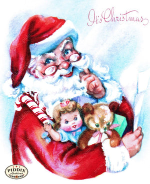 Pdxc9991A -- Santa Claus Color Illustration
