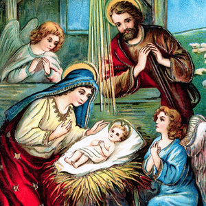 Christmas: Manger, Wise Men, Virgin Mary