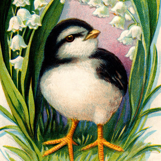 Easter Bunnies, Chicks, Flowers