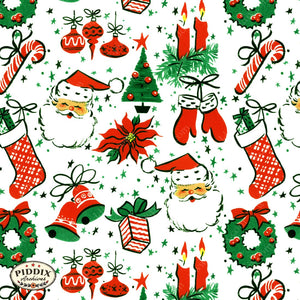 Pdxc10030A -- Christmas Patterns Color Illustration