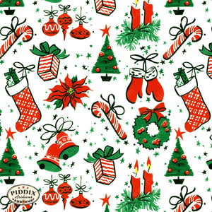 Pdxc10030A Pattern2 -- Christmas Patterns Color Illustration