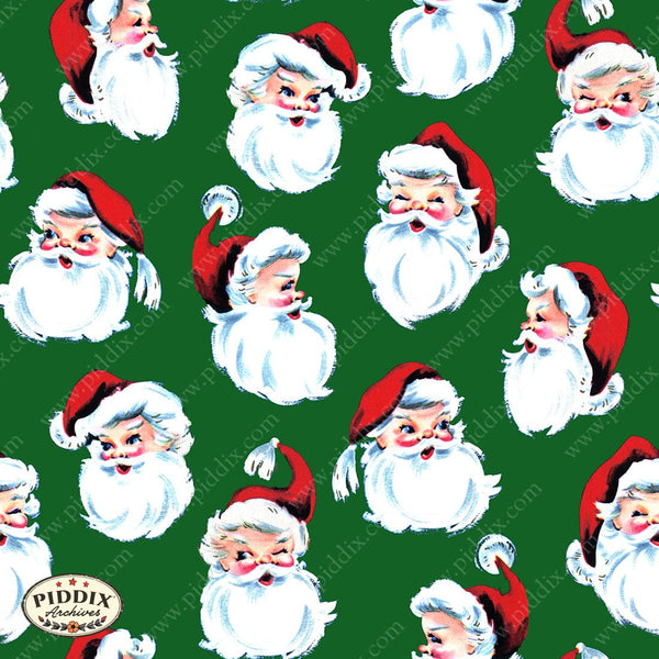Santa Color Pattern PDXC23517a Santa Claus Pattern 1 -- Christmas Greetings - piddix