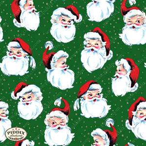 Pdxc23517A Santa Claus Pattern 2 -- Christmas Greetings Color Illustration