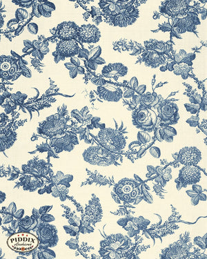 Pdxc23967 -- Toile Flowers Color Illustration