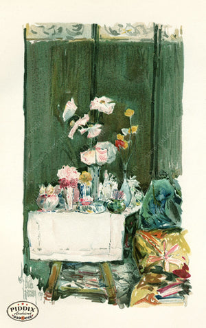 PDXC20314 -- Flower Display Table