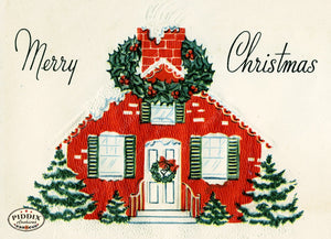 PDXC21581a -- Merry Christmas House