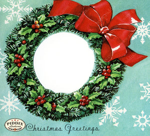 PDXC21582e -- Christmas Greetings Wreath