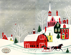 PDXC21588a -- Christmas Barn Sleigh