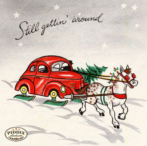 PDXC21612a -- Christmas Car Horse