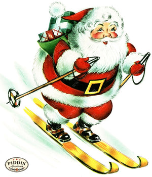 PDXC21616a -- Santa Skiing