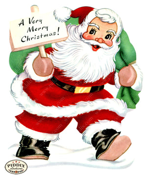 PDXC21622a -- Santa with Sign