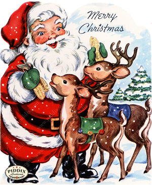 PDXC21664a -- Santa with Reindeer