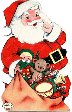 PDXC21672a -- Santa with Toys