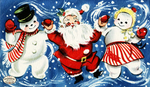 PDXC23485a -- Dancing Santa Snowman