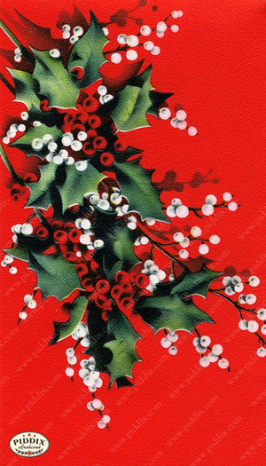 PDXC23520a -- Holly Berries Red