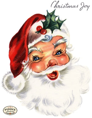 PDXC23527a -- Santa Face Christmas Joy
