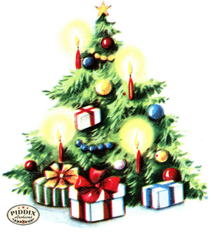 PDXC23527b -- Christmas Tree Presents