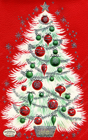 PDXC23533a -- Christmas Tree Red White Green