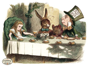Alice In Wonderland Pdxc1183 Color Illustration